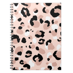 Abstract modern leopard seamless pattern. Animals Notebook