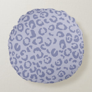 Abstract modern leopard seamless pattern. Animals Round Pillow