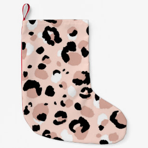 Abstract modern leopard seamless pattern. Animals Small Christmas Stocking