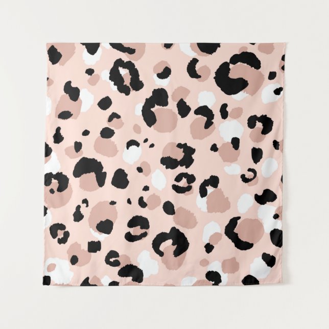 Abstract modern leopard seamless pattern. Animals  Tapestry (Front)