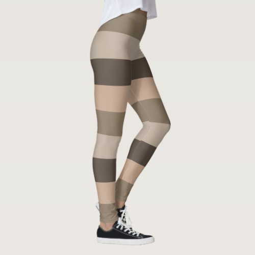 Abstract modern lines pattern leggings