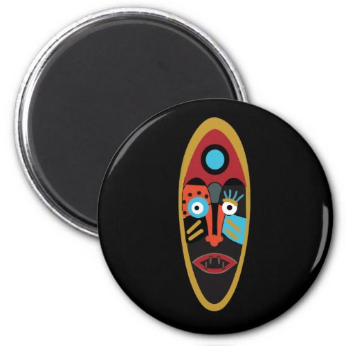abstract modern mask magnet