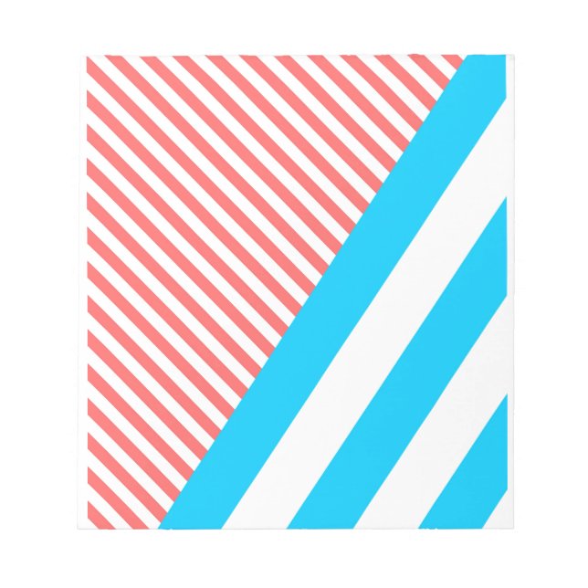 Abstract Modern Minimalist Design Geometric Notepad (Front)