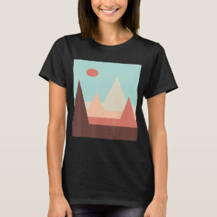 Abstract modern minimalist mountain 1 T-Shirt