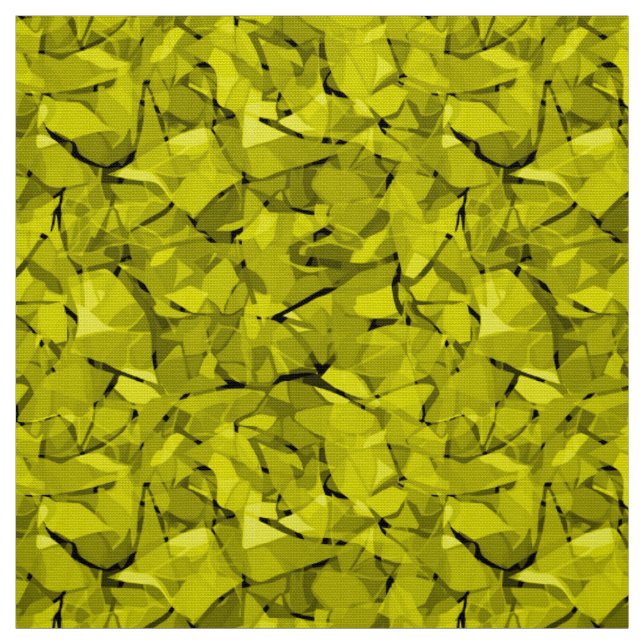 Abstract modern mosaic crystal tile pattern print fabric (Swatch)