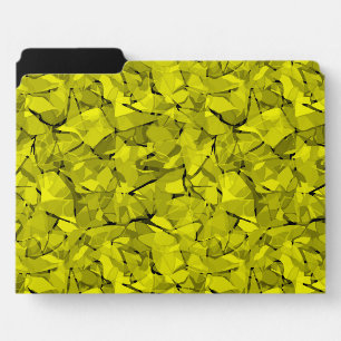 Abstract modern mosaic crystal tile pattern print file folder