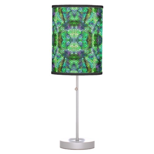 abstract modern mosaic for background throw pillow table lamp
