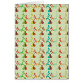 Abstract Modern Multicolor Tulip Floral pattern (Front)