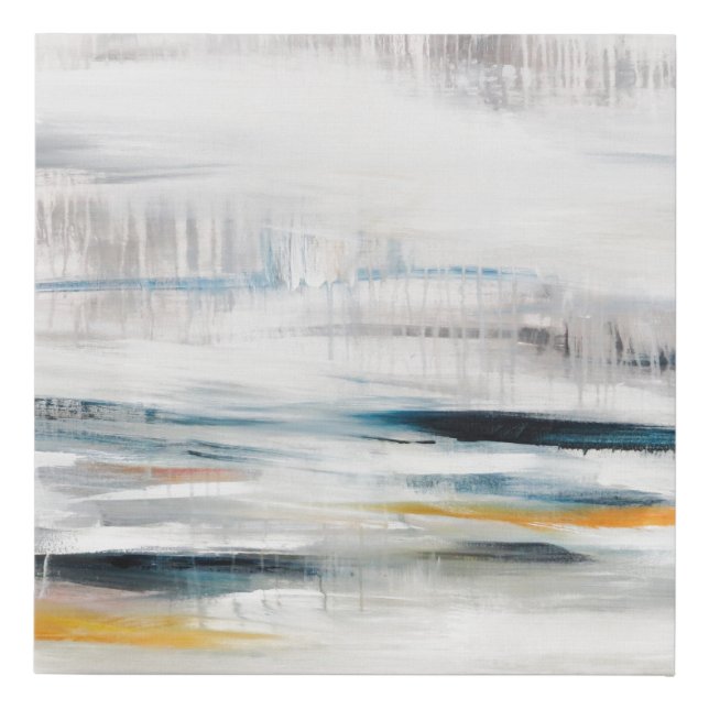 Abstract modern painting background. Contemporary  Faux Canvas Print (Front)