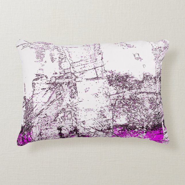 Abstract modern painting background. Illustration. Accent Pillow (Front)
