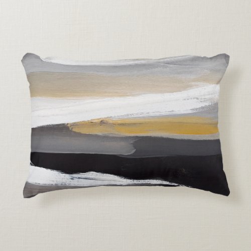Abstract modern painting background Modern art C Accent Pillow
