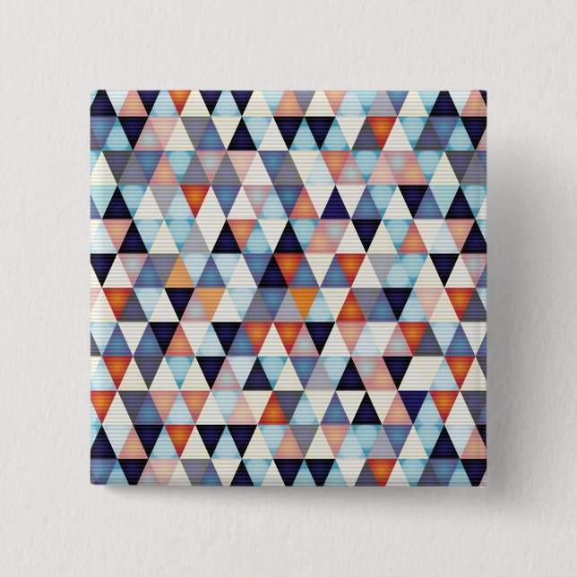Abstract modern pattern pinback button (Front)