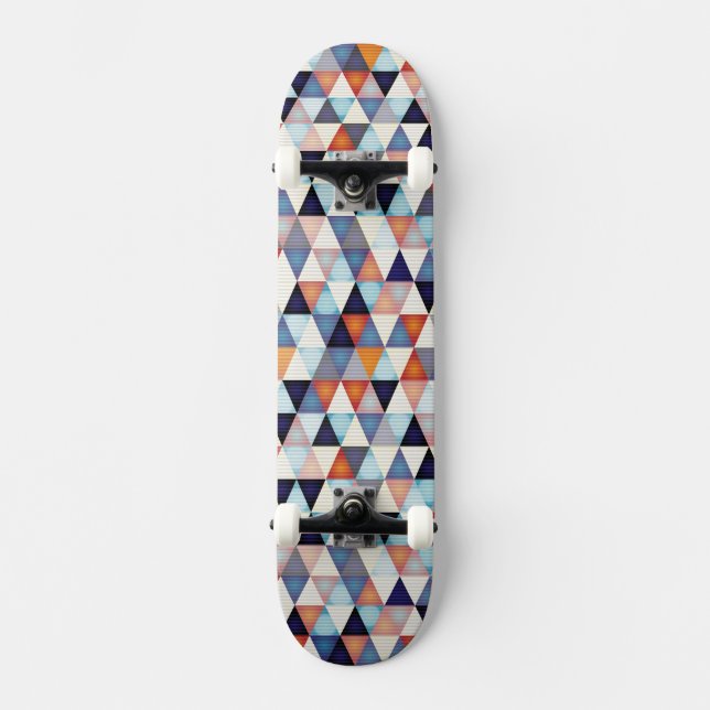 Abstract modern pattern skateboard deck (Front)