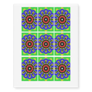 abstract modern pattern temporary tattoos