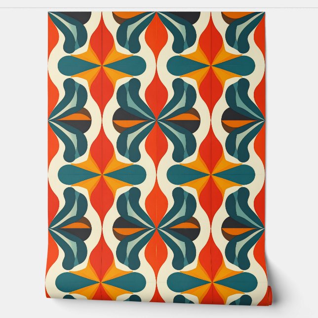 Abstract Modern Pattern Wallpaper (Unrolling)