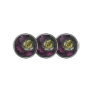 Abstract Modern Purpur Khaki Gray Fractal Flower Golf Ball Marker