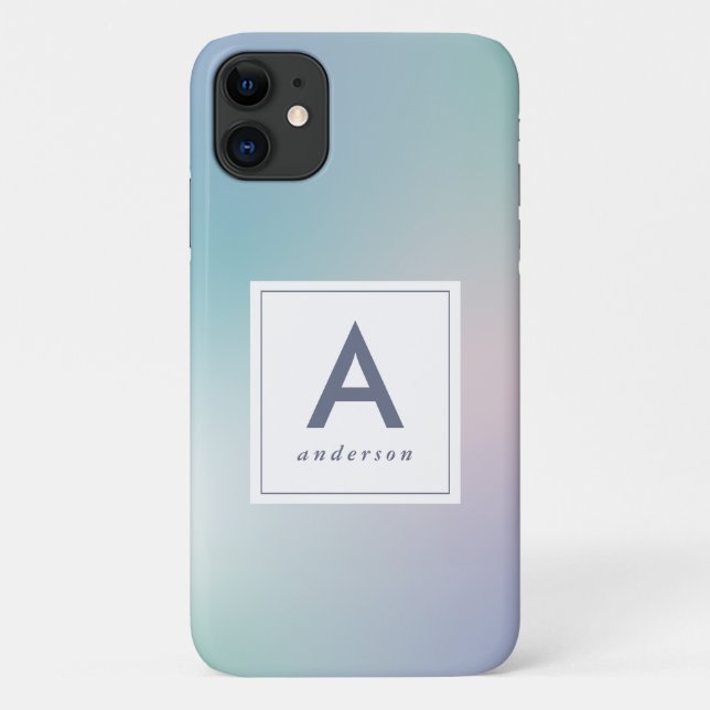 Abstract modern rainbow gradient Case-Mate iPhone case (Back)