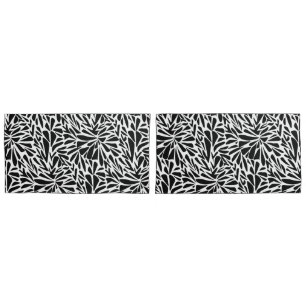 Abstract modern seamless monochrome pillow case