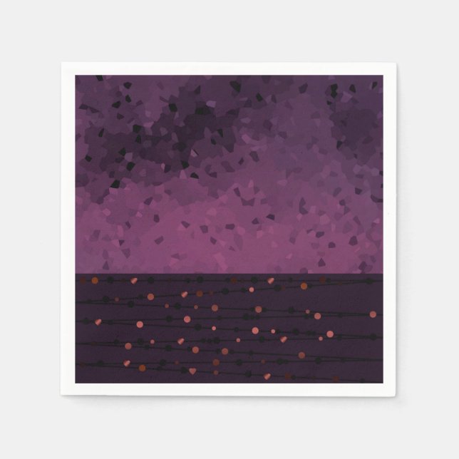 Abstract modern soft gradient liquid blurred textu napkins (Front)