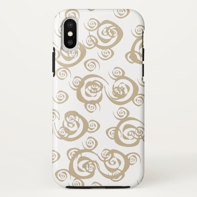 Abstract modern spiral curve art Case-Mate iPhone case (Back)