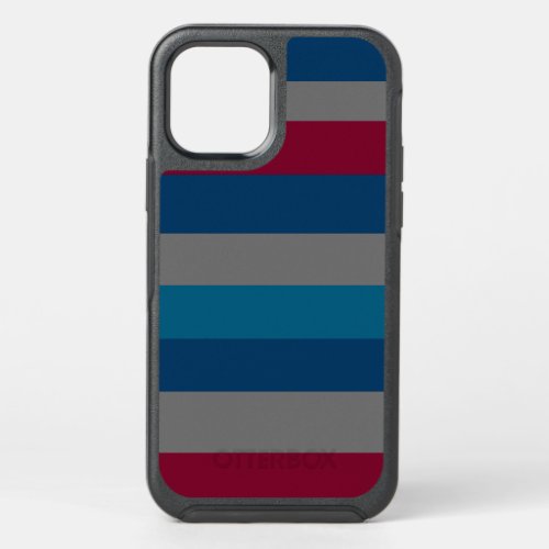 Abstract modern striped pattern OtterBox symmetry iPhone 12 case