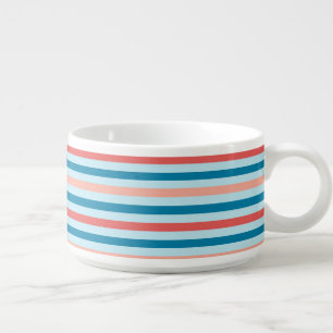 Abstract Modern Stripes Trendy Geometric Pattern  Bowl