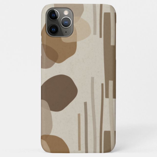 Abstract Modern Terracotta Shapes Case-Mate iPhone Case (Back)