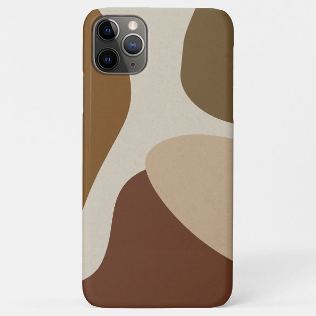 Abstract Modern Terracotta Shapes Case-Mate iPhone Case (Back)