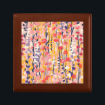 Abstract Modern Wildflower Floral Botanical Garden Gift Box<br><div class="desc">A vibrant abstract floral garden with playful wildflowers,  soft botanical shapes,  and expressive textures.</div>