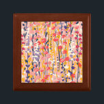 Abstract Modern Wildflower Floral Botanical Garden Gift Box<br><div class="desc">A vibrant abstract floral garden with playful wildflowers,  soft botanical shapes,  and expressive textures.</div>
