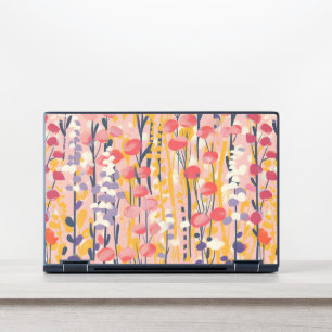 Abstract Modern Wildflower Floral Botanical Garden HP Laptop Skin