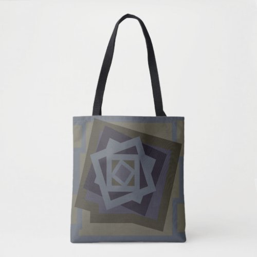 abstract modernist geometric art tote bag
