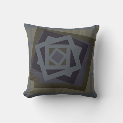 abstract modernist geometric pattern throw pillow