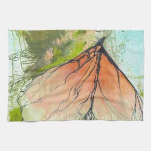 Abstract Monarch Butterfly - Poster Kitchen Towel