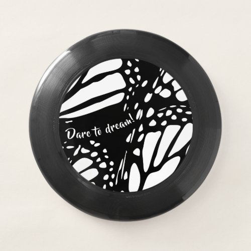 Abstract Monarch Butterfly Wing  Dare to Dream Wham_O Frisbee