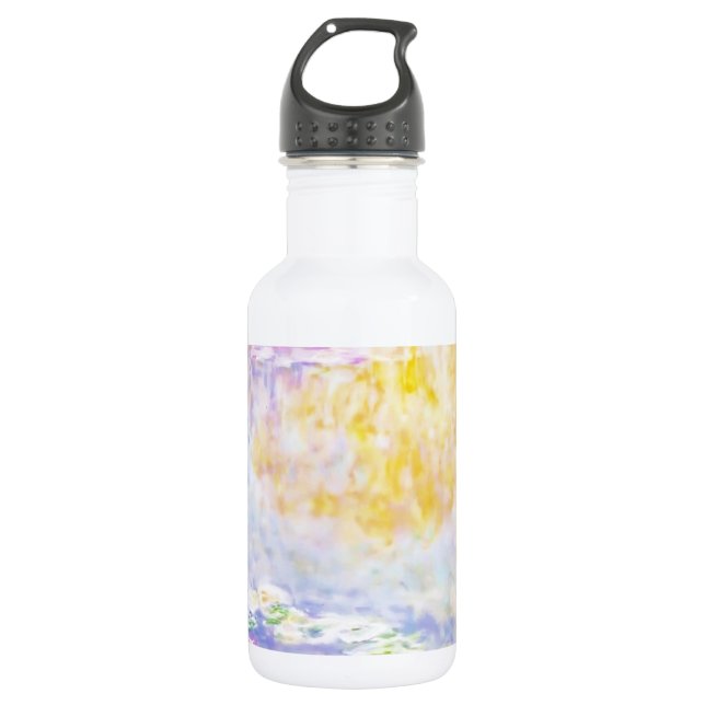 abstract, monet water lilies 7 bottle (Front)