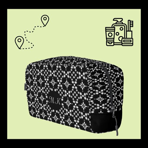 Abstract Monochrome Bokeh Dots Pattern Dopp Kit