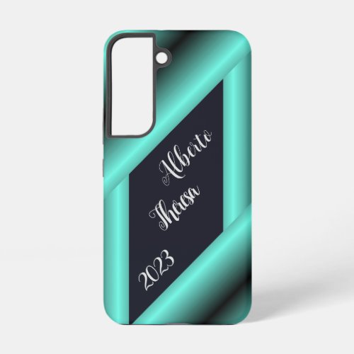 Abstract Monogram Couples Wedding Anniversary Samsung Galaxy S22 Case