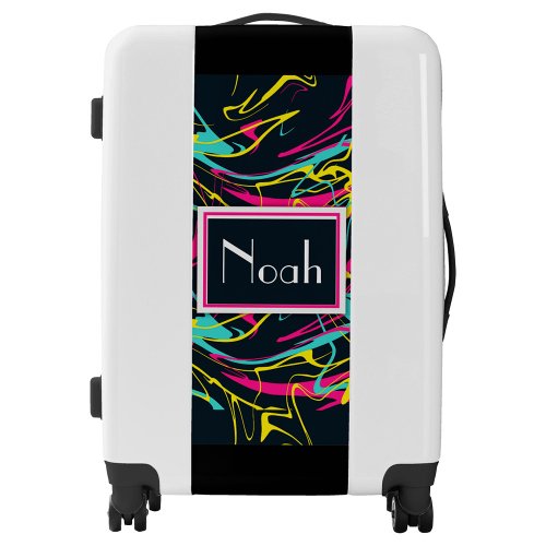 Abstract Monogram Luggage