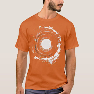 Abstract Moon Art Motive T-Shirt
