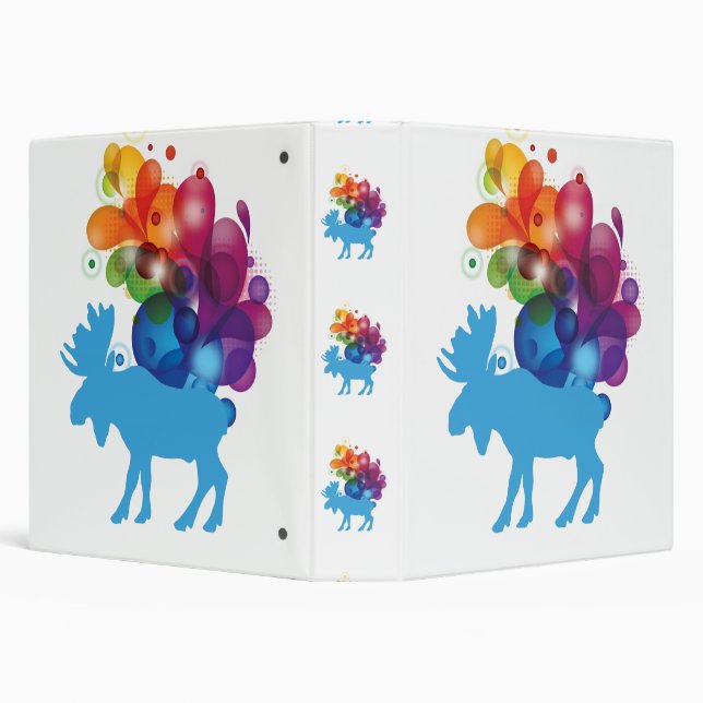 Abstract Moose Binder (Background)