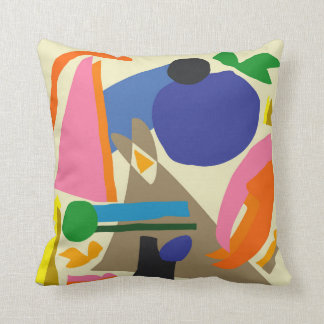 Abstract Morning Throw Pillow