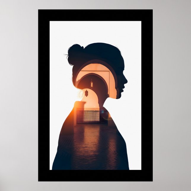 Abstract Moroccan Doorway Wall Art (Front)