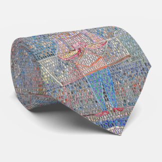 Abstract Mosaic - Boy in Fancy Dress Neck Tie