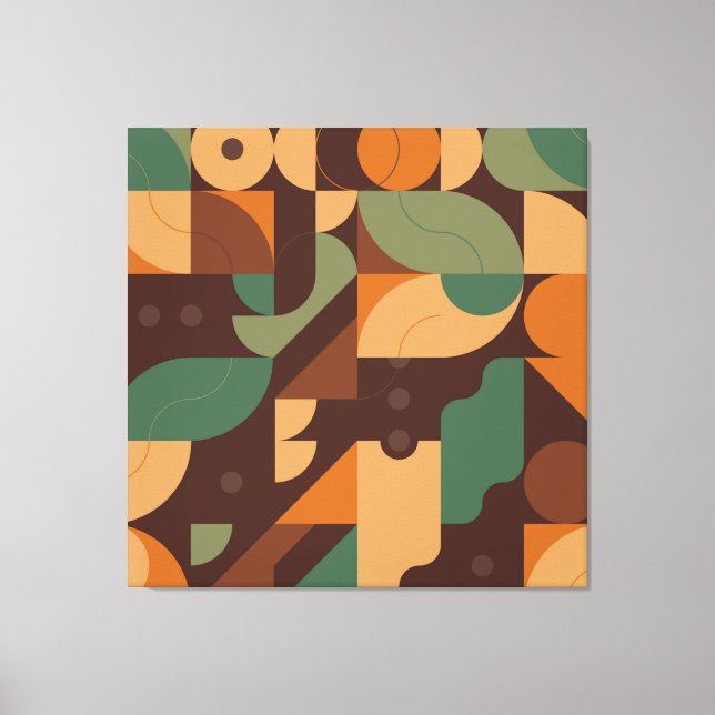  Abstract Mosaic Canvas Print (Front)