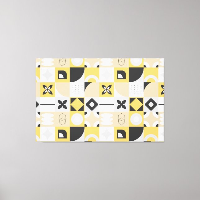  Abstract Mosaic Canvas Print (Front)