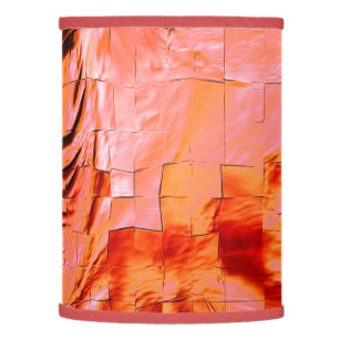 Abstract mosaic drawing lightly carved and satin l lamp shade