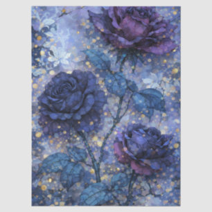 Abstract Mosaic-Expressionist Floral Fusion Tissue Paper