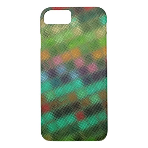 Abstract Mosaic Glass Pattern 10 iPhone 87 Case
