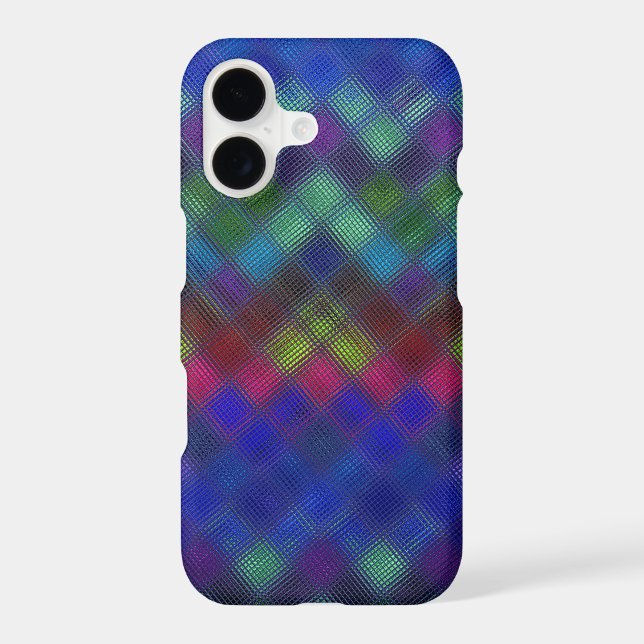 Abstract Mosaic Glass Pattern #3 Iphone Case (Back)